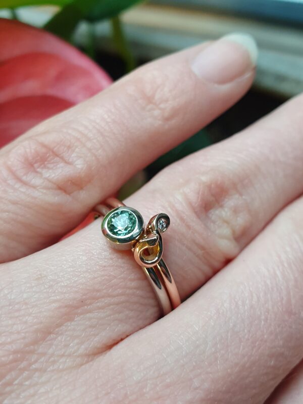 bron ring, aanschuifring